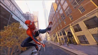 Marvel's Spider-Man Remastered Web Swinging Gameplay| PS5 60fps
