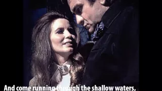 Far Side Banks Of Jordan - Johnny Cash & June Carter Cash (with lyrics)