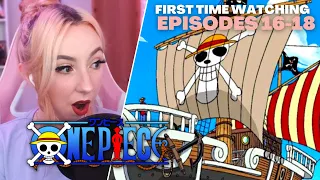 OUR FIRST SHIP! | One Piece Episode 16, 17 & 18 Reaction