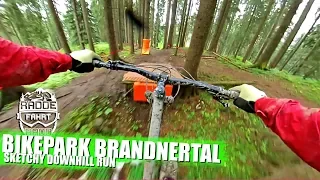 SKETCHY DOWNHILL RUN - Bikepark Brandnertal Tschack Norris + warm up laps