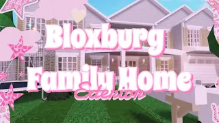 Bloxburg Family Home Speed Build [Exterior]🌷✨