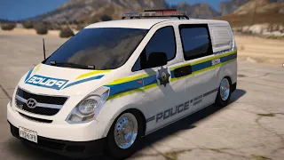 GTA 5 South Africa Police Mod Hyaundai Iload CONCEPT LSPDFR GAMEPLAY PLAYING AS A COP MOD AIR BAGS