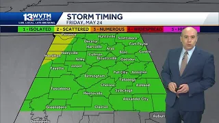 Alabama's severe weather threat on Friday comes from some intense afternoon and evening storms ma...