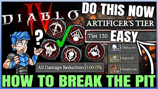 Diablo 4 - Don't Miss THIS - Free Pit 100+ On ANY Class & Easy Masterworking - New Tricks & Guide!