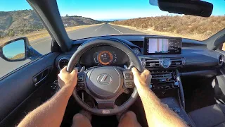 2022 Lexus IS 500 F Sport V8 Performance POV Test Drive (3D Audio)(ASMR)