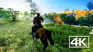 Ghost of Tsushima Looks Stuning on PC Gameplay 4K/60FPS Realistic Gameplay