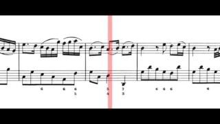 BWV 1034 - Flute Sonata in E Minor (Scrolling)