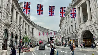 London Walk | Oxford Street to Buckingham Palace | Central London Street walking Tour | 4K HDR