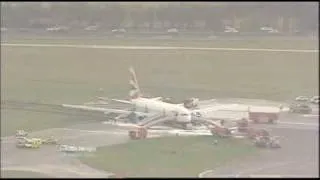 BA038 Plane Crash - London Tonight coverage part 1