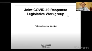 Meeting of the Joint COVID-19 Response Legislative Workgroup