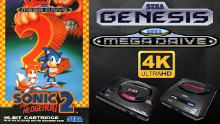 Sonic the Hedgehog 2 [SEGA GENESIS/MEGA DRIVE] 100% Gameplay Walkthrough FULL GAME [4K60ᶠᵖˢ🔴]