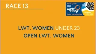 2019 World Rowing Indoor Champs : LWU23, Open LW