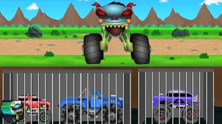 The Kid-Nappers + More Kids Cartoon Shows By Haunted House Monster Truck