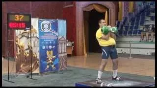 Kettlebell World Championship 2013 (Russia) wc 95kg (Long cycle)