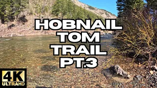 Virtual Hike - No Talking - Hobnail Tom Trail Pt.3 - Scapegoat Wilderness - Montana