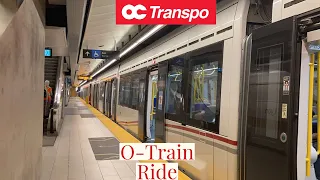 Riding the Ottawa OC Transpo O-Train For the First Time Ever!  08/25/2021