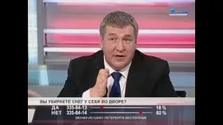 "Петербургское телевидение" - Петербург занесло
