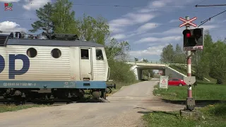 Železniční přejezd Doubí u Tábora - 11. + 14.5.2022 / Czech railroad crossing