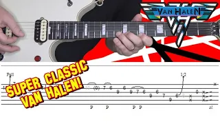 Van Halen - Somebody Get Me a Doctor - Guitar Solo Lesson, with Tabs!