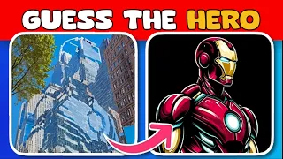 Guess the Hidden Superhero by ILLUSION - HERO QUIZ - Riddle hub