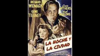 LA NOCHE Y LA CIUDAD (1950) Cine Negro en español | Película completa subtitulada