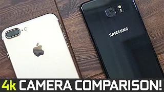 iPhone 7 Plus vs Samsung Note 7 - 4k Camera Comparison