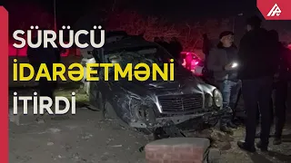 Avtomobil hasara və traktora çırpıldı - SÜRÜCÜ AĞIR XƏSARƏT ALDI