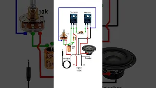 How to make amplifier #shorts #diy #viral #amplifier