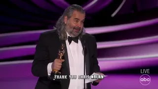 Hoyte Van Hoytema's advice to aspiring filmmakers + acceptance speech