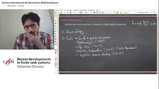 Sebastián Donoso: Recent developments in finite rank systems