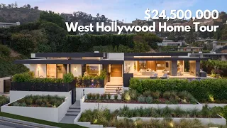 Inside a SPECTACULAR $24.5M West Hollywood Luxury Home with an Awesome Wellness Center! | Home Tour