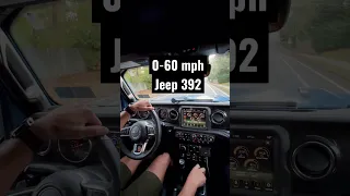 How fast did we hit 60 mph?💨 #jeep #jeep392 #392 #4x4 #foryou #foryoupage #jeepwrangler