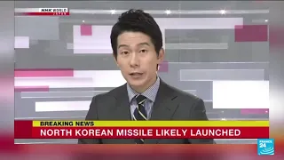North Korea fires missile over Japan, residents warned to take cover • FRANCE 24 English