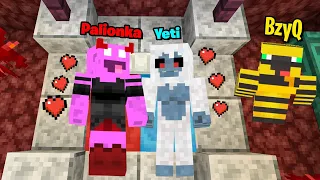 WŁAMAŁEM SIĘ DO DOMU PALIONKI I YETI KIEDY SPALI w Minecraft!