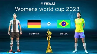 FIFA 23 | Germany vs Brazil | FIFA woman's world cup 2023 final | EA Sport fc gameplay