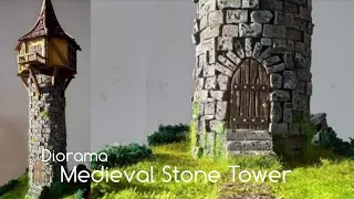 How to Build Medieval Stone Tower Diorama