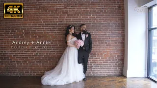 Andrey + Annie's Wedding 4K UHD Highlights at Anoush hall st Marys Church and Alexandria hotel