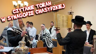 Czytanie Torah w synagodze chasydzkiej | Tajemniczy Świat Żydów
