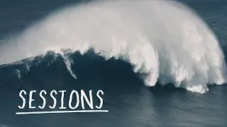 Towing into Big Wave Bombs at XXL Nazaré | Sessions