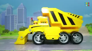 Пожарная Полицейская машина Евакуатор Грузовик - новые игрушечные видео.