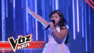 Evelyn sings ‘Un beso y una flor’ | The Voice Kids Colombia 2021
