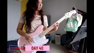 100 Days of Self-Learning the Bass | Ep.4, Day 31-40