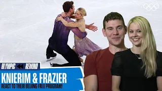 ⛸ Alexa Knierim & Brandon Frazier react to their Beijing Performance!