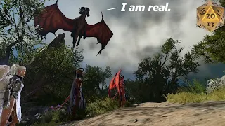 Actually seeing the RED DRAGON with the camera mod and "rescuing" the edgy Woman