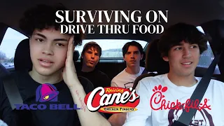 TRYING DRIVE THRU FOODS W/ STRAIGHT FRIENDS (WHY WE FELL OUT)