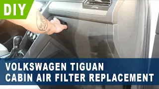 Volkswagen Tiguan Cabin Air Filter Replacement ( 2018 2019 2020 2021 2022 )