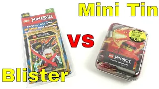 LEGO Ninjago Trading Card Game Serie 4 Duell - Blister vs Mini Tin