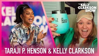 Kelly Clarkson Crashes Her Own Show With Guest Host Taraji P. Henson