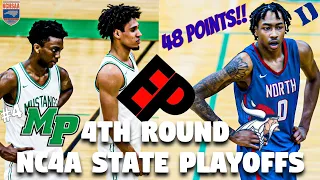 Myers Park Vs North Meck: The Craziest Game Of The Year! Isaiah Evans Drops 48 In Playoff Rematch!!!