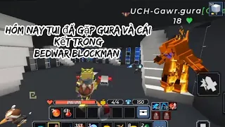 hôm nay tui đã gặp được gura trong bedwar Blockman và cái kết tập 2